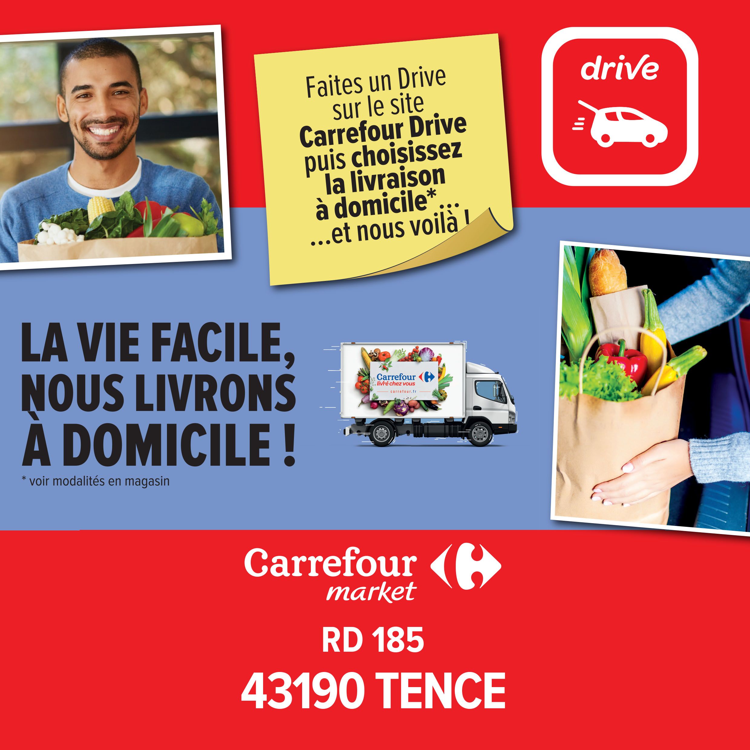 Tence Carrefour Market Delivery Home 2025