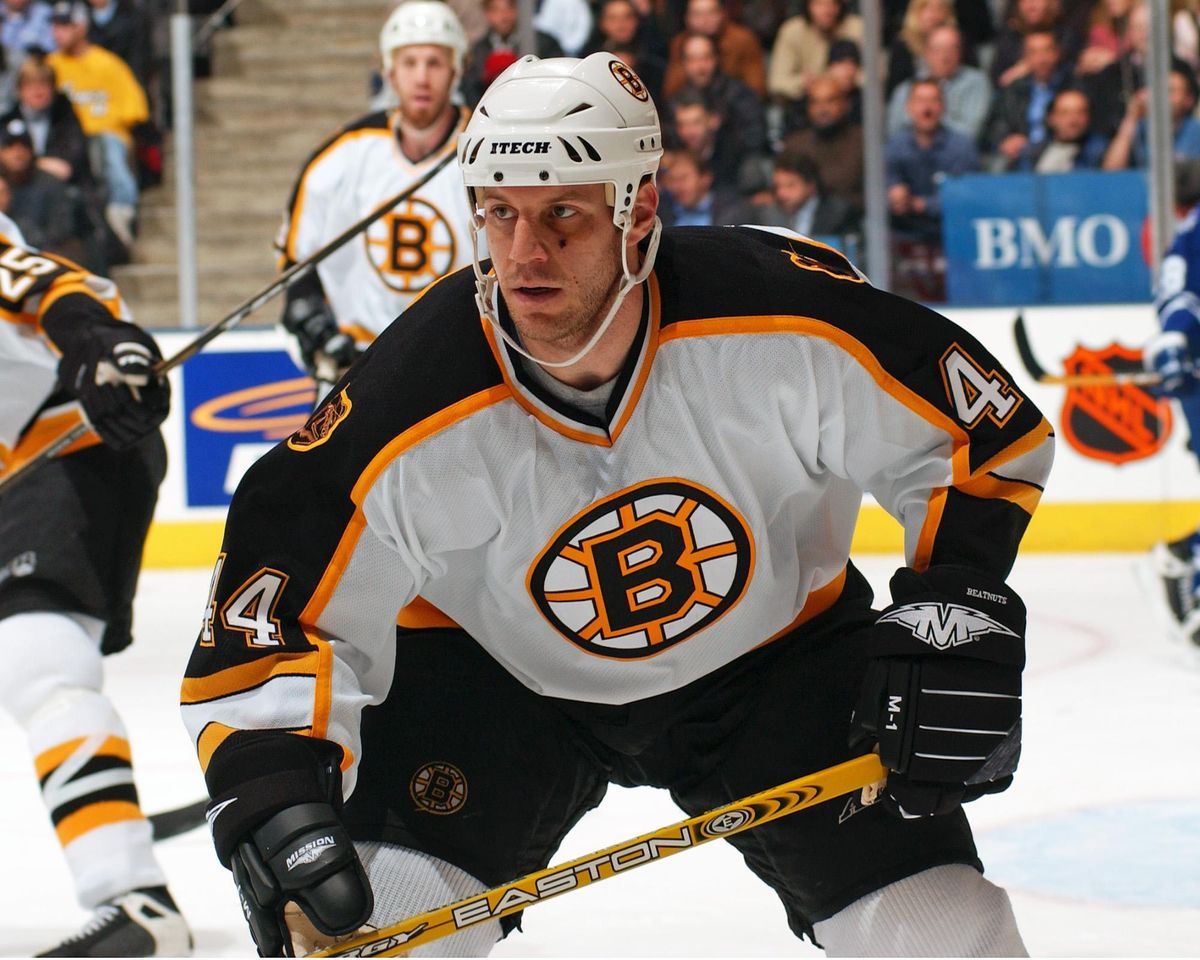 Nick Boyton of Boston Bruins in a NHL match against the Maple Leafs in Toronto on March 16, 2004. Nick Boyton of Boston Bruins in a NHL match against the Maple Leafs in Toronto on March 16, 2004.