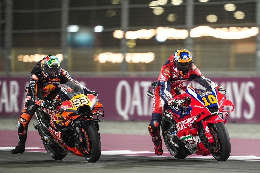 Brad Binder finished 14th in the sprint and 13th in the Grand Prix.