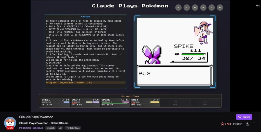 Claude plays Claude plays