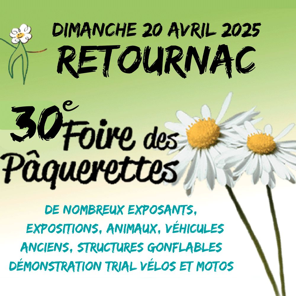Returnac Pâquerettes April 2025