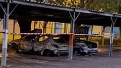 Vehicles burned in front of Tarascon prison on the night of Tuesday to Wednesday April 16, 2025. Vehicles burned in front of Tarascon prison on the night of Tuesday to Wednesday April 16, 2025.