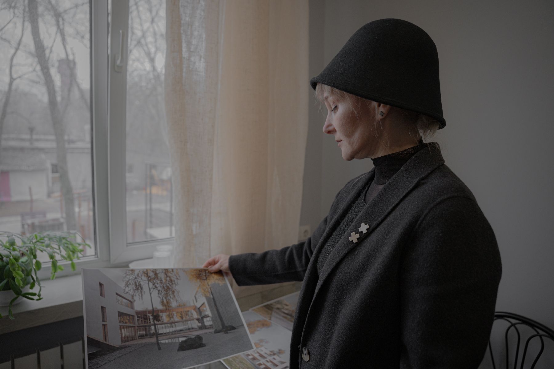 Olga Kleïtman, the founder of a Seniors refuge in Kharkiv, Ukraine, March 26, 2025