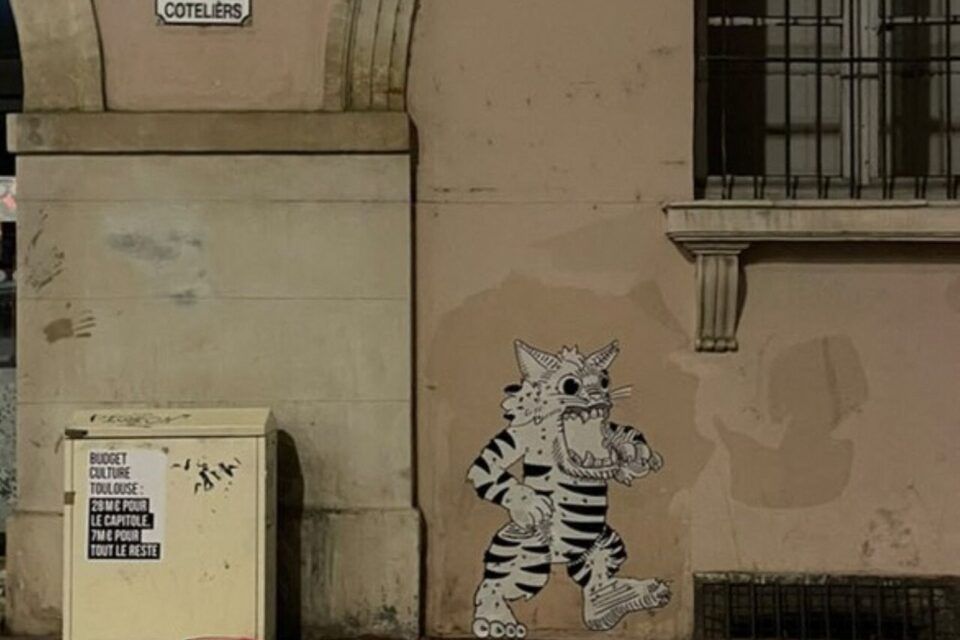Staci work stuck in rue des Couteliers in Toulouse