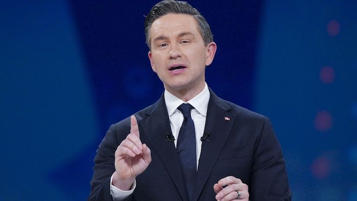 Pierre Poilievre speaks.
