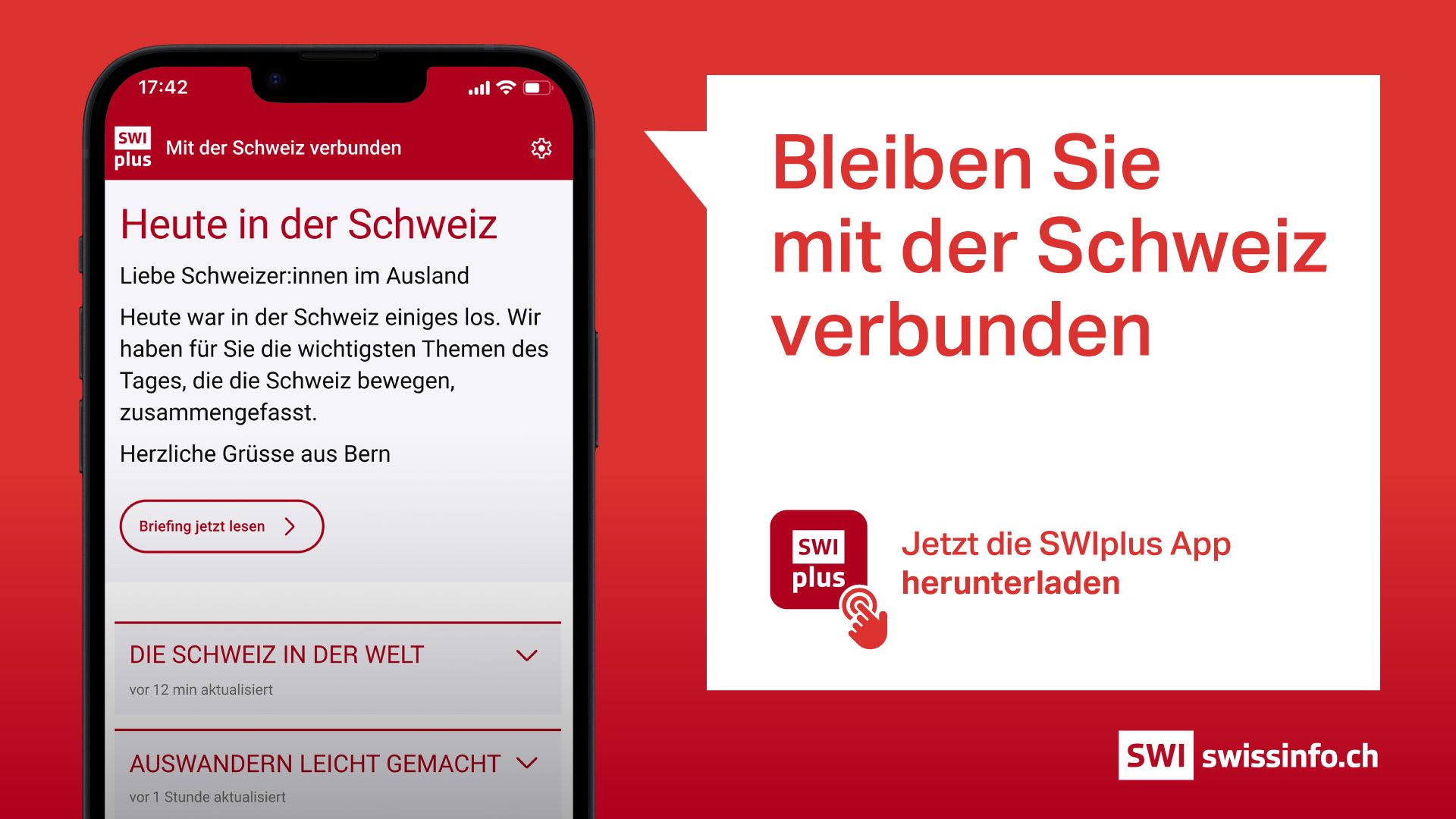 Connected to Switzerland
