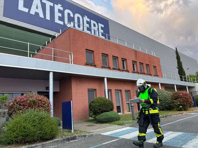 The firefighters of the technical risk cell intervened to take samples.