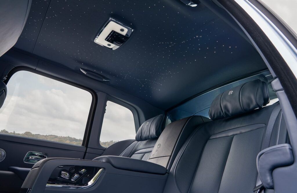 The famous personalized starry sky representing emblematic constellations - © Rolls -Royce