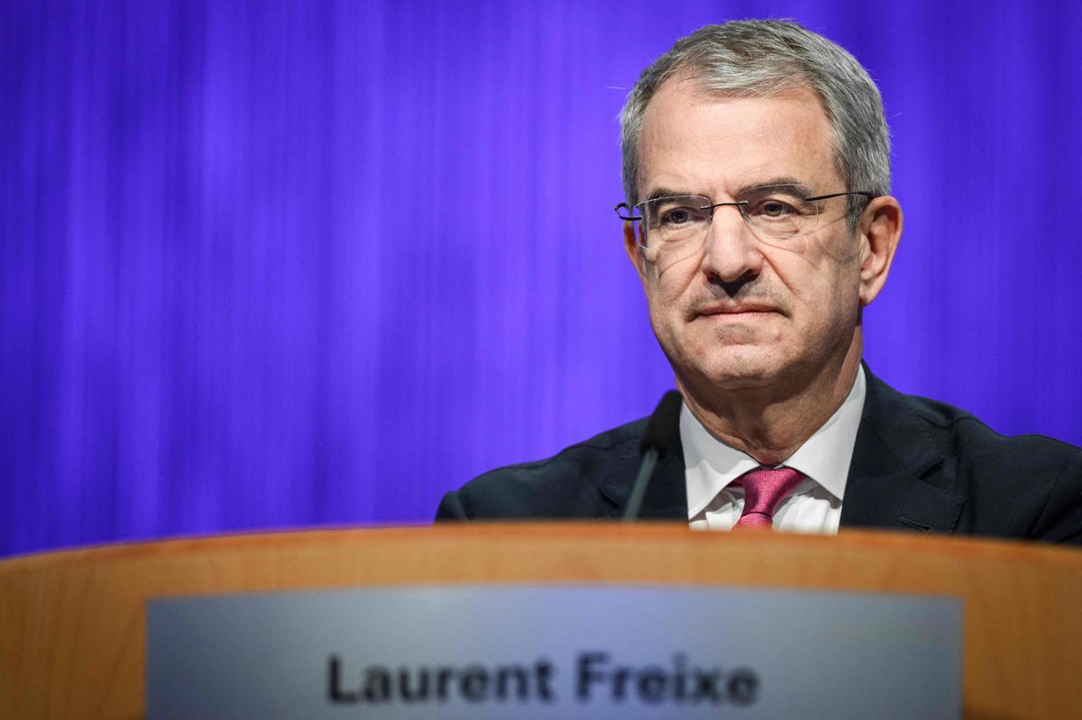 Laurent Freixe, CEO, attends a general meeting of Nestlé shareholders in Ecublens, near Lausanne, April 16, 2025. Laurent Freixe, CEO, attends a general meeting of Nestlé shareholders in Ecublens, near Lausanne, April 16, 2025.