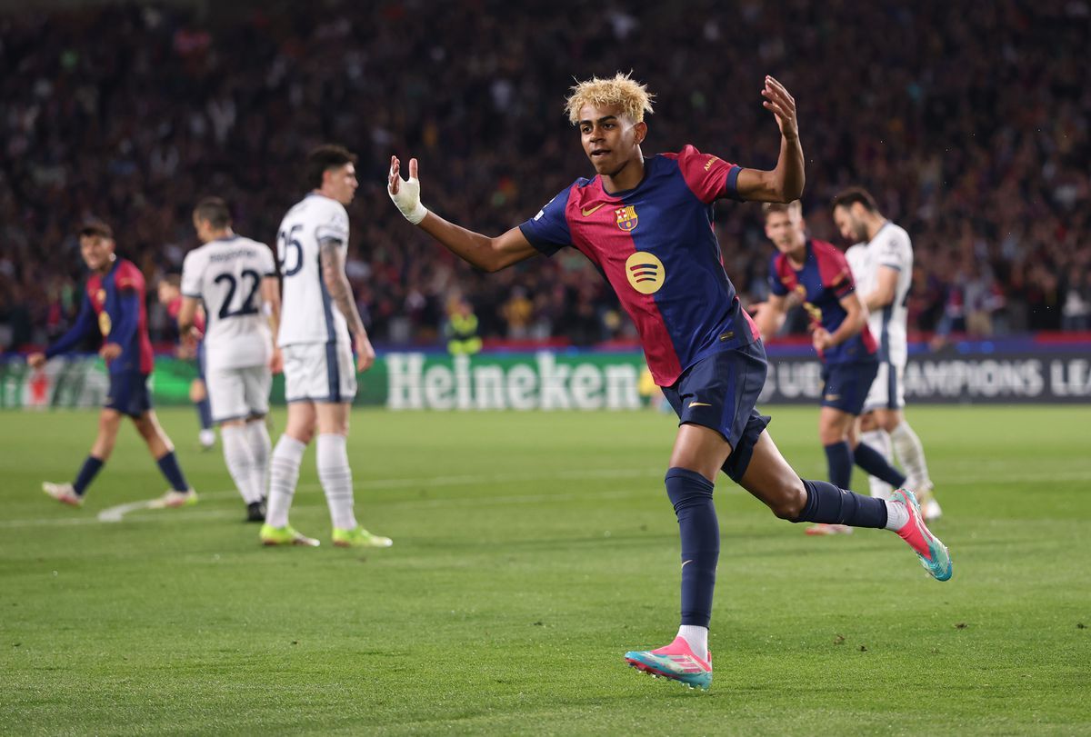 FC Barcelona V FC International Milan - UEFA Champions League 2024/25 Semi Final First Leg