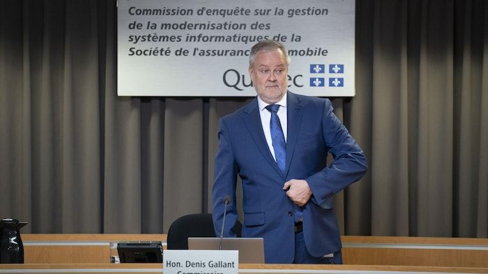 Denis Gallant taking place in the premises of the Commission.