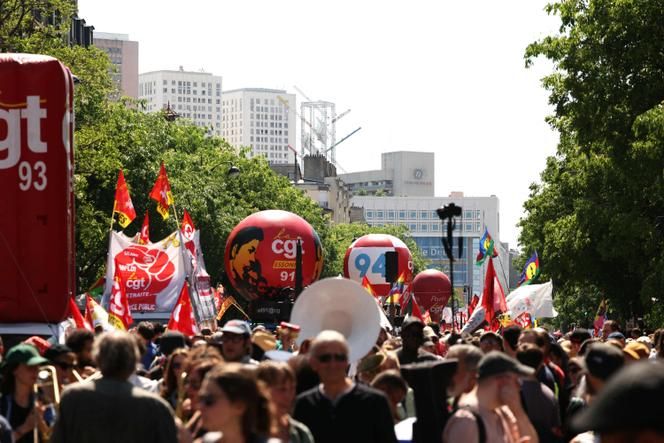 In Paris, during the demonstration on May 1.