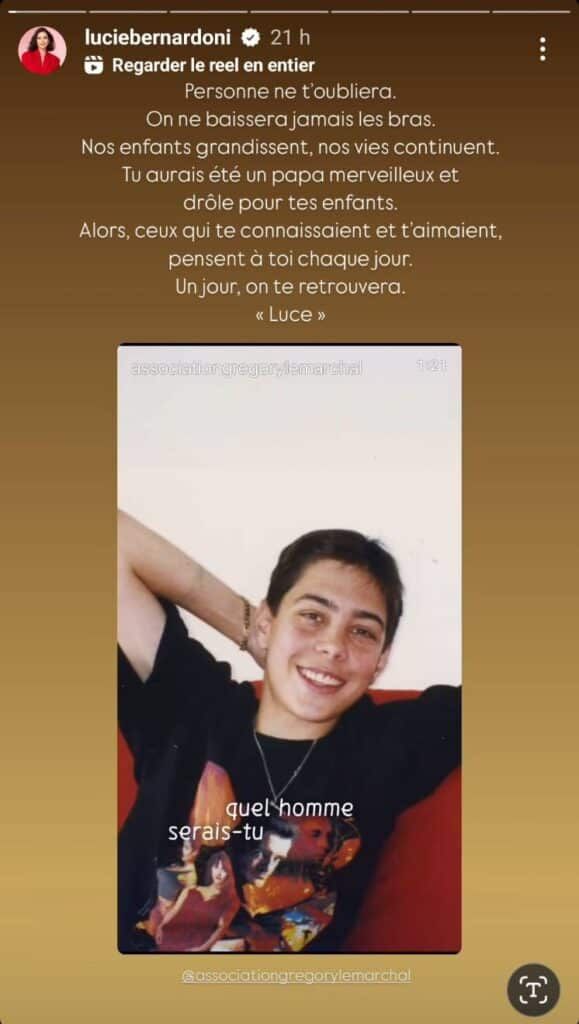 Death of Grégory Lemarchal: the overwhelming homage of Lucie Bernardoni
