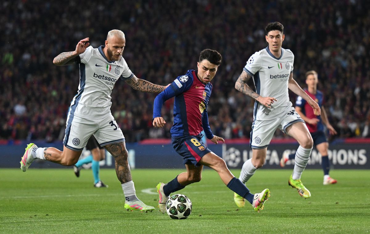 FC Barcelona V FC International Milan - UEFA Champions League 2024/25 Semi Final First Leg