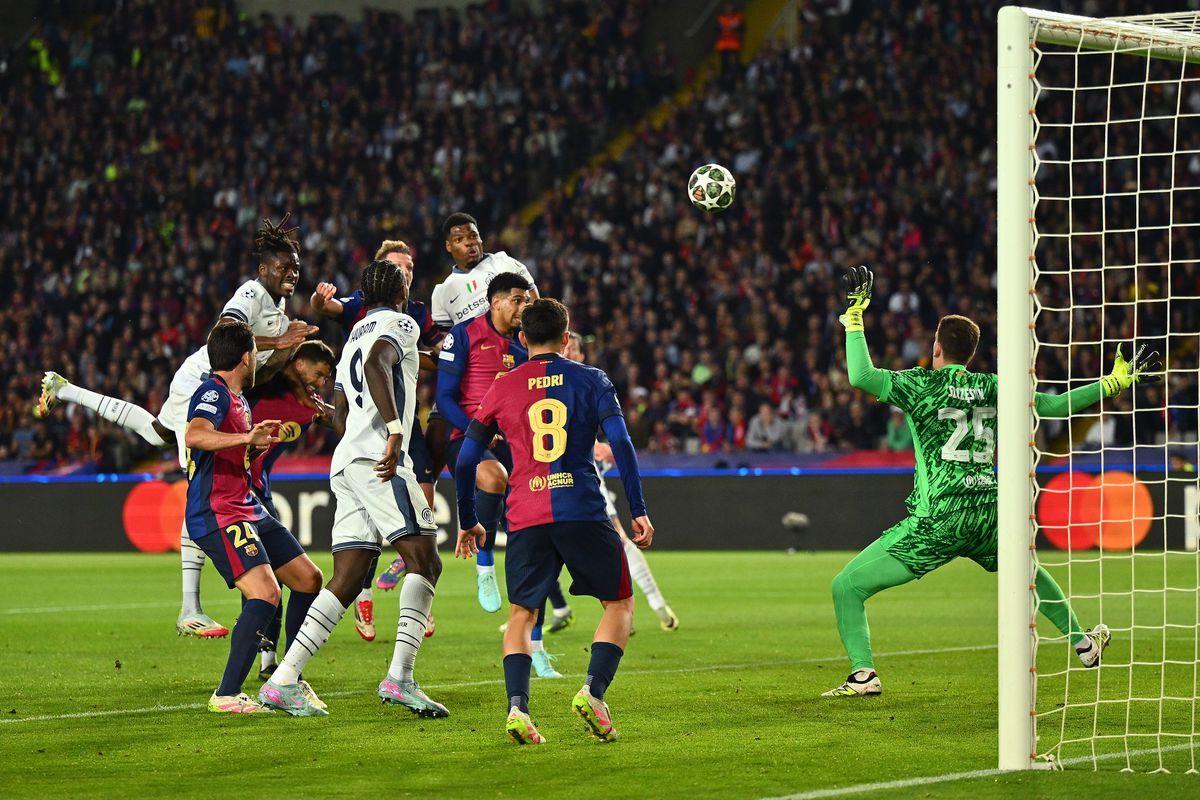 FC Barcelona V FC International Milan - UEFA Champions League 2024/25 Semi Final First Leg