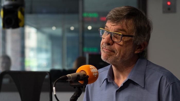 Daniel-Mercier Gouin in the studio.