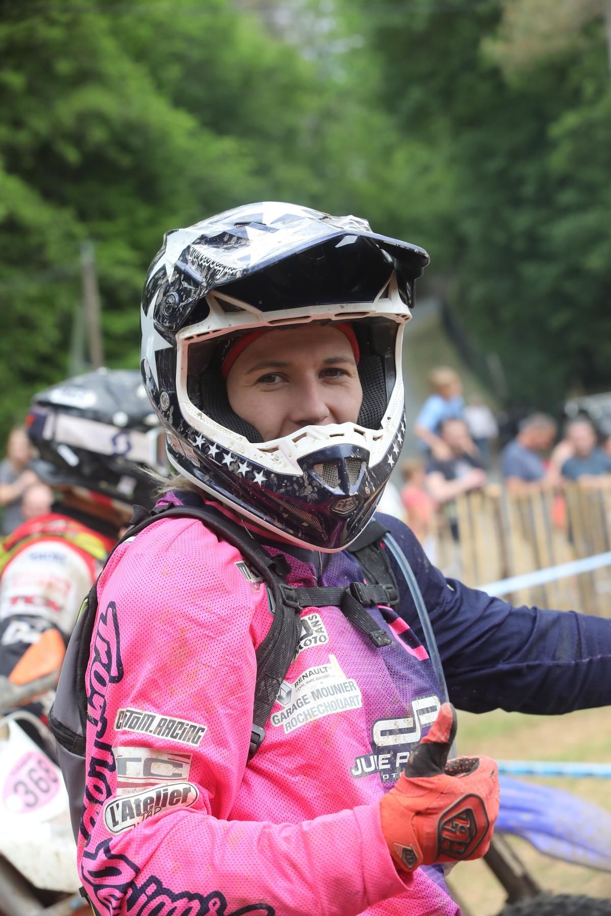 Périgordine Julie Peyssard is satisfied with 7th place in the female classification.