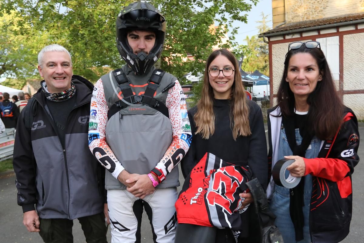 The Chevalier family was in full to accompany Théo, finally 17th.