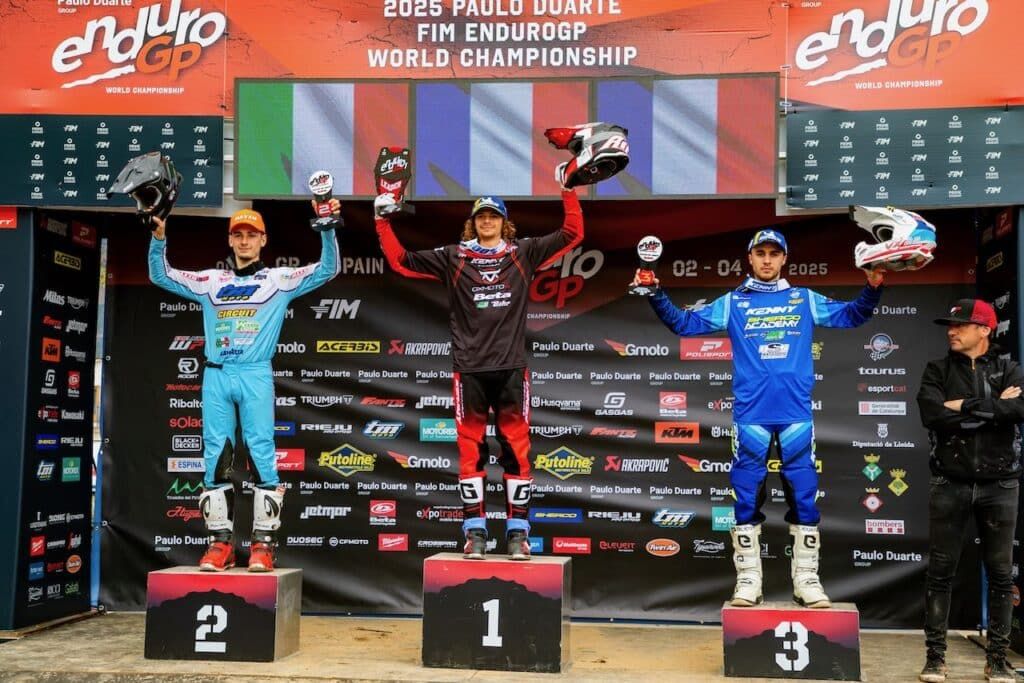 Podium J1 Spain EGP