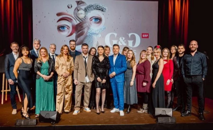 The crew of “G&G faces and stories” at the Awards on February 1, 2025.