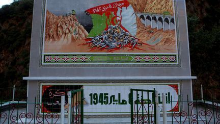 Monument to Sétif (Algeria) in memory of the massacres of Sétif, Guelma and Kherrata, May 8, 1945. (Reza / Getty Images)