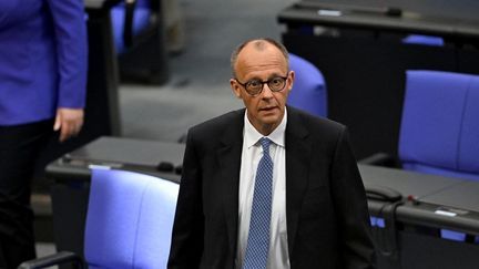 The German chancellor designated, Friedrich Merz, during a session at the Bundestag, on May 6, 2025, in Berlin. (Ralf Hirschberger / AFP)