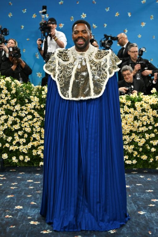 American actor Colman Domingo arrived at Met Gala on May 5, 2025 in New York (AFP / Angela Weiss)