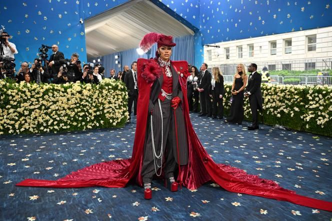 Actress and musician Teyana Taylor at the Met Gala in New York on Monday May 5, 2025.