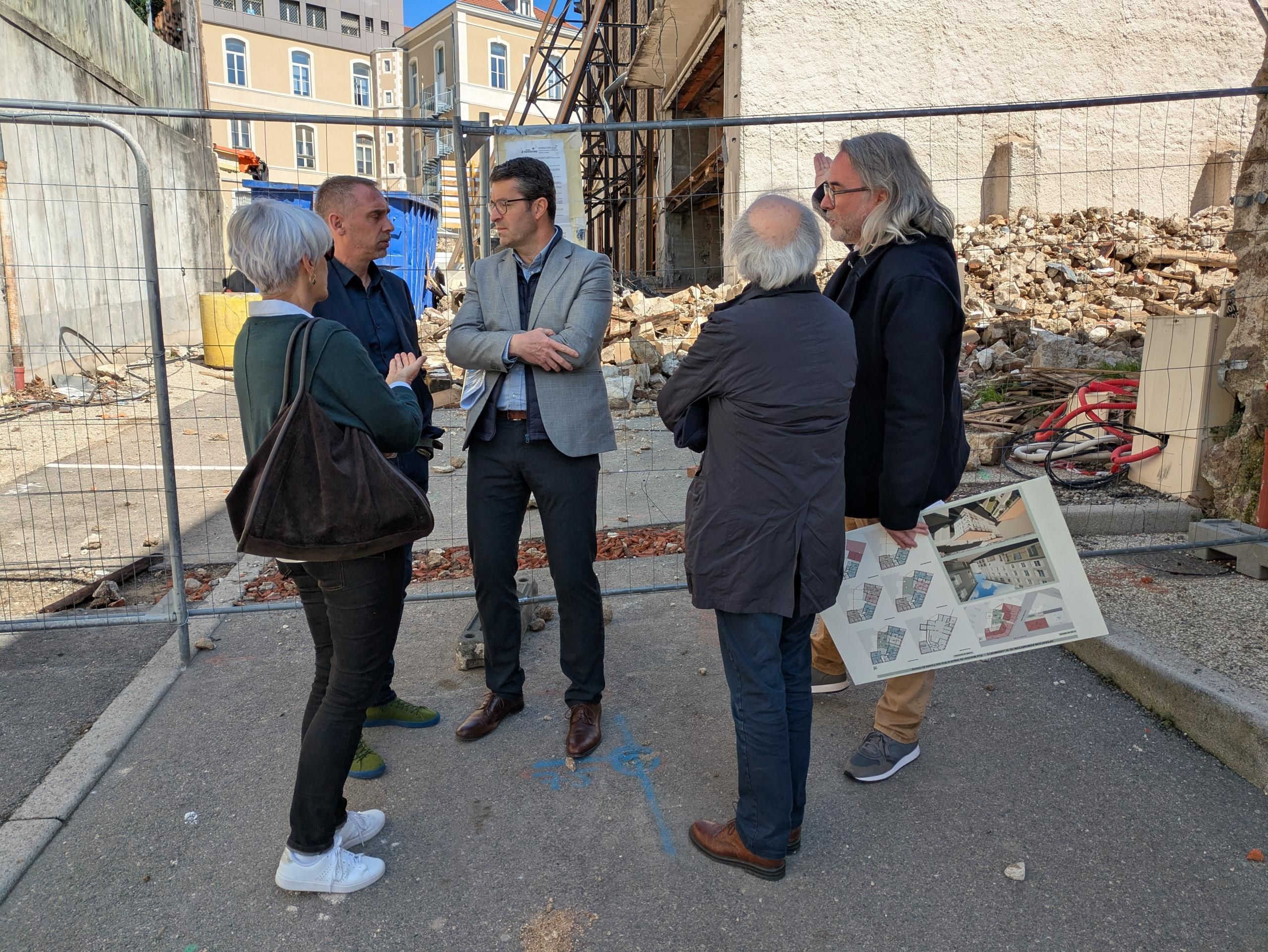 Social housing. The program is part of the Coeur de Ville action. - Photo: David Rivory