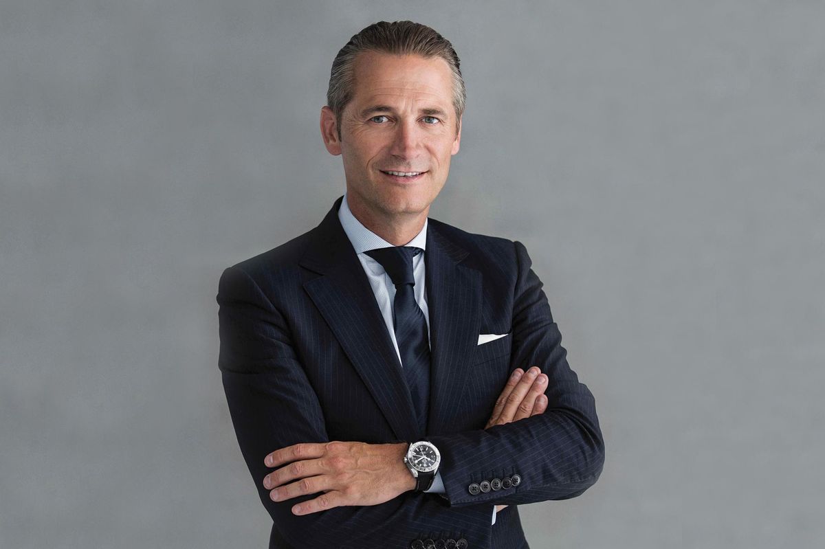 Raynald Aeschlimnn, CEO D'Omega. Raynald Aeschlimnn, CEO D'Omega.