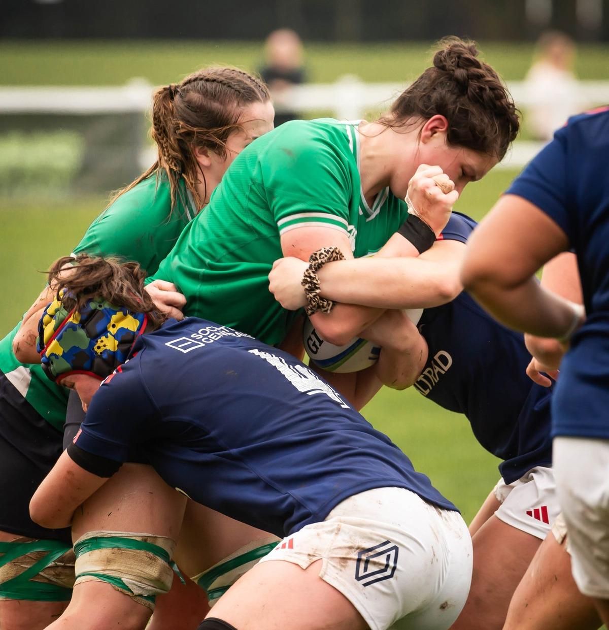 Marine KazmieRczak-Douet at the Festival des 6 nations 2025.