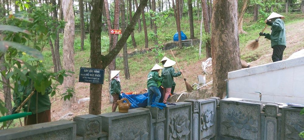 NGHE AN: deployment of forest fire prevention on relics sites - Photo 3. Nghe An: Deploying forest fire prevention in relics - Photo 3.