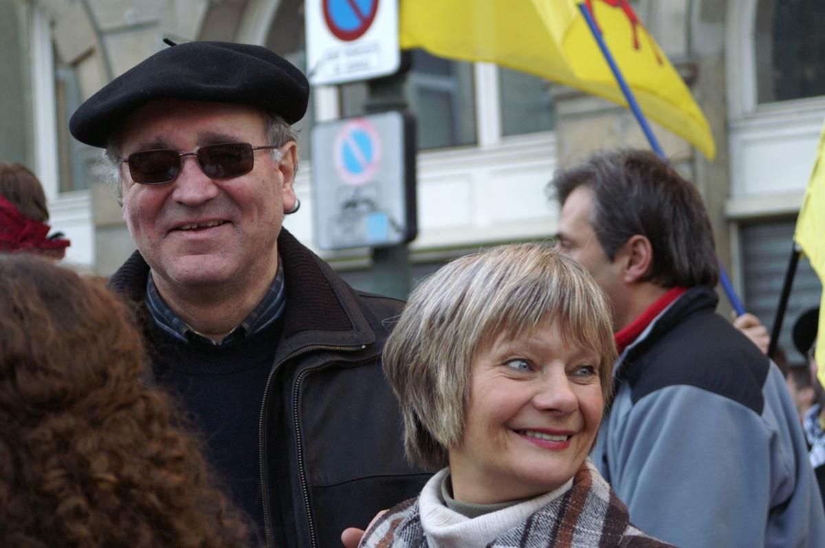 Jacolet Abadie is supported, in everyday life by his wife, Claudine.