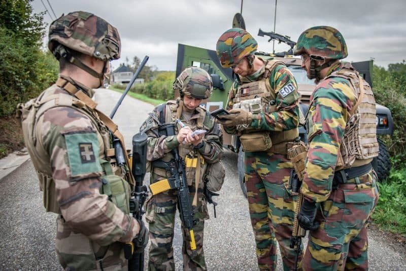 Belgian and French armies Cooperation