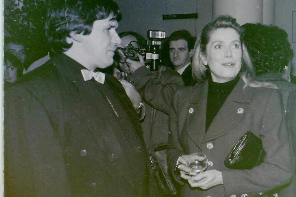 Jean-François Davy welcomed Catherine Deneuve during an evening.