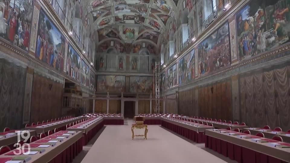 Last preparations for the Vatican before the entry of the cardinals into a conclave