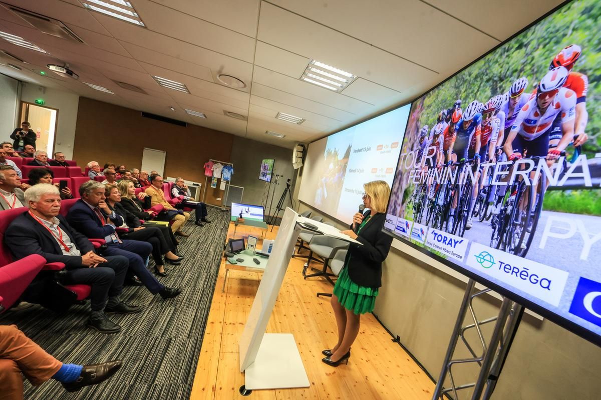 Elisabeth Chevanne welcomed partners at the headquarters of the Téréga company, major support from the TFIP.