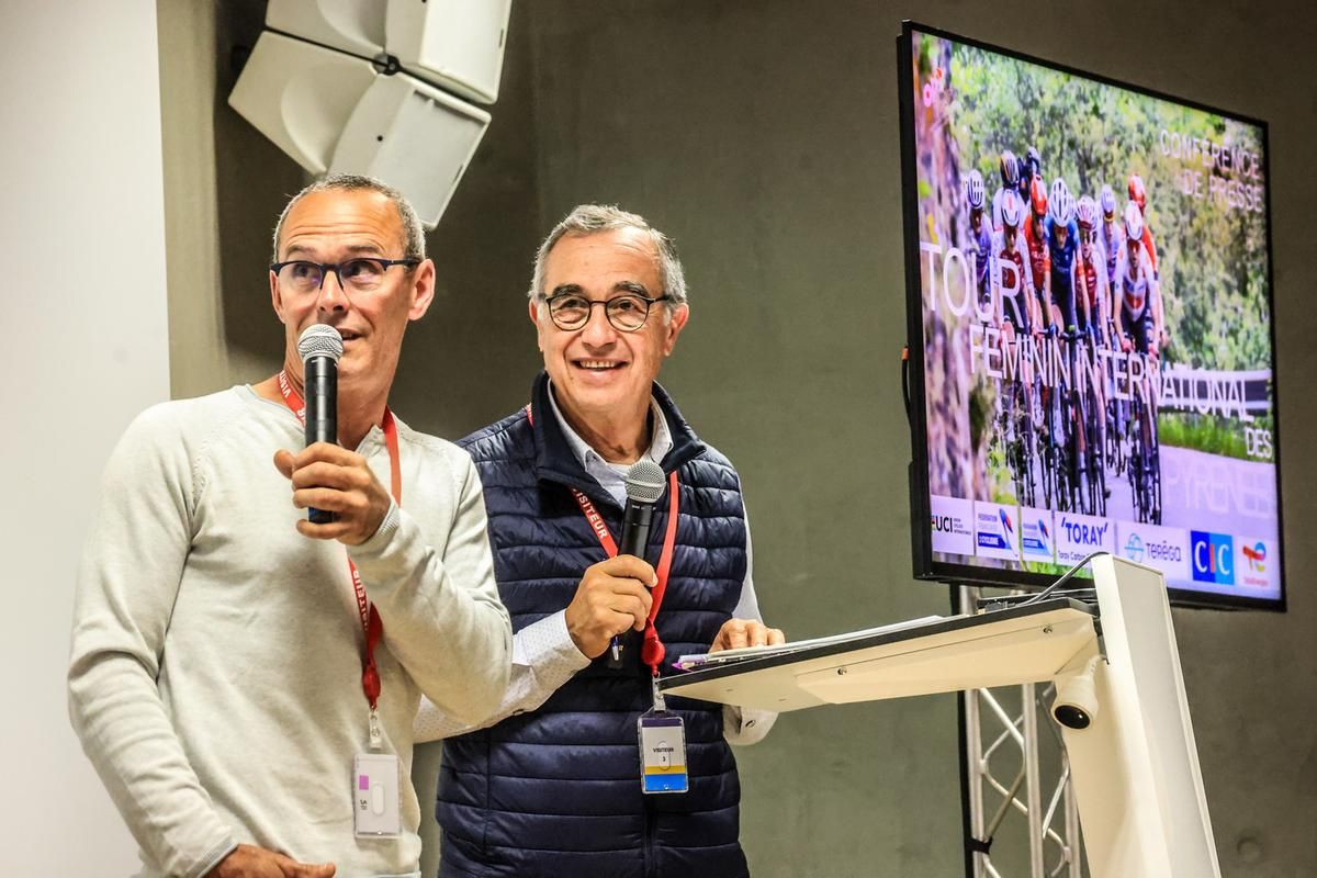 Stéphane Augé and Michel Gilbert presented the courses of the three days of competition.