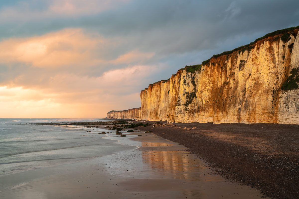 Beach and cliffs of Veules-les-Roses