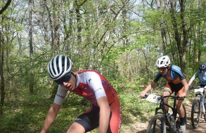 4 titles of champions of the Gers in cross-country were won by the Condom cycling union