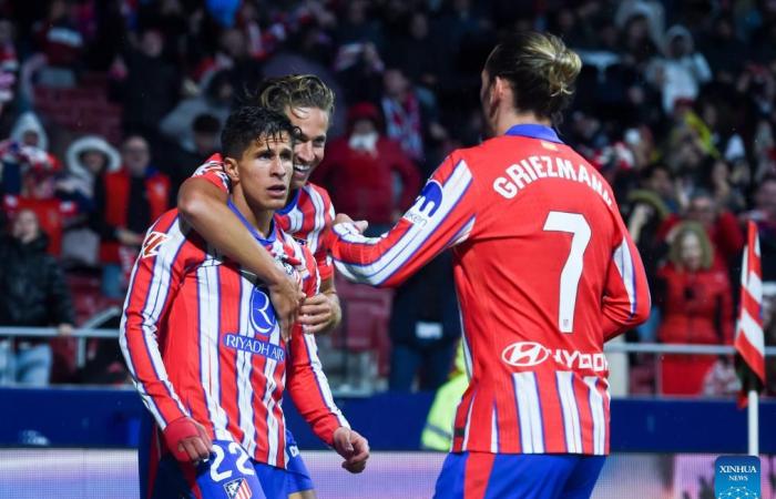 Athletic of Madrid vs. Real Valladolid cf -xinhua