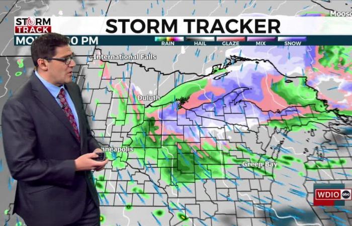 Justin Liles: Snow in parts of the Northland tonight