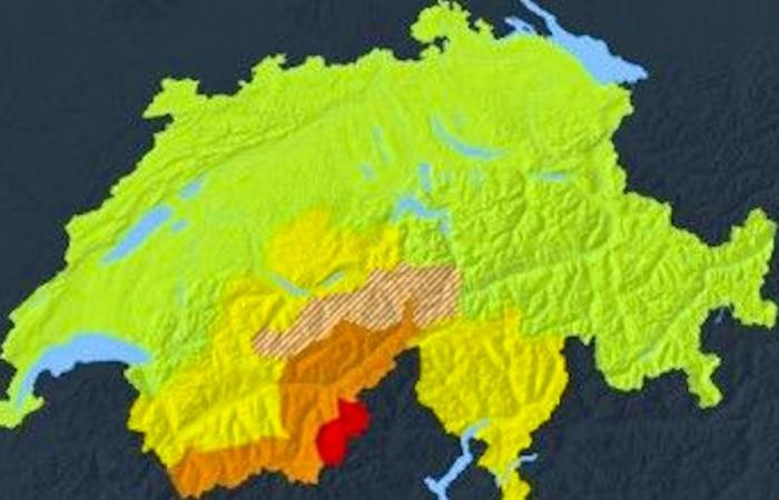 Weather: Strong precipitation expected in southern Switzerland