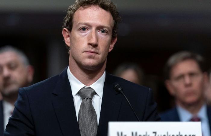 Mark Zuckerberg, CEO of Meta, at the helm on the first day of a historic antitrust trial in the United States