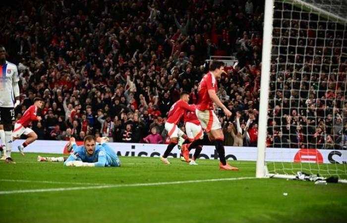 OL eliminated by Manchester United in the quarterfinals of the Europa League after an incredible return match