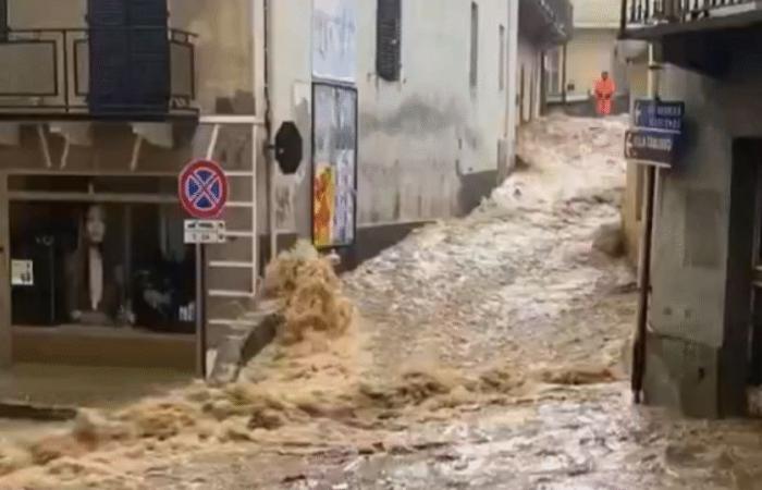 Piedmont and Lombardy affected by torrential rains and floods, a man dies drowned
