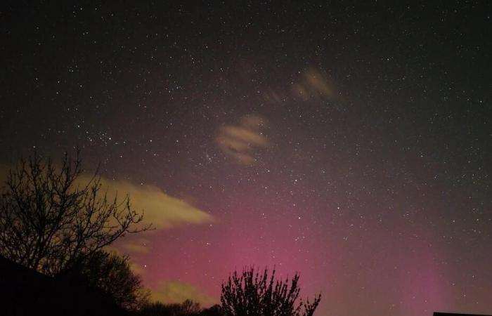 In pictures. The first northern lights were photographed in Normandy