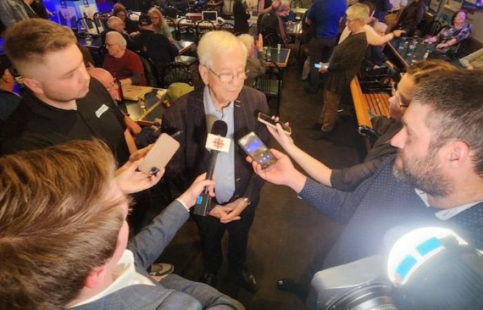 Louis Plamondon re -elected and on the way for a new record