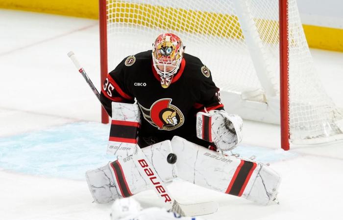 Linus Ullmark keeps senators alive