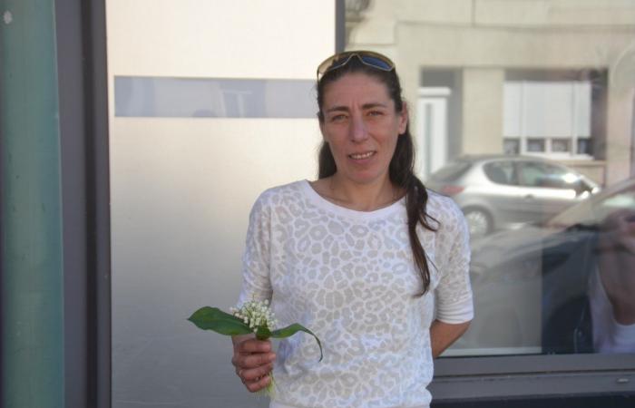 Le Creusot: May 1 with lily of the valley